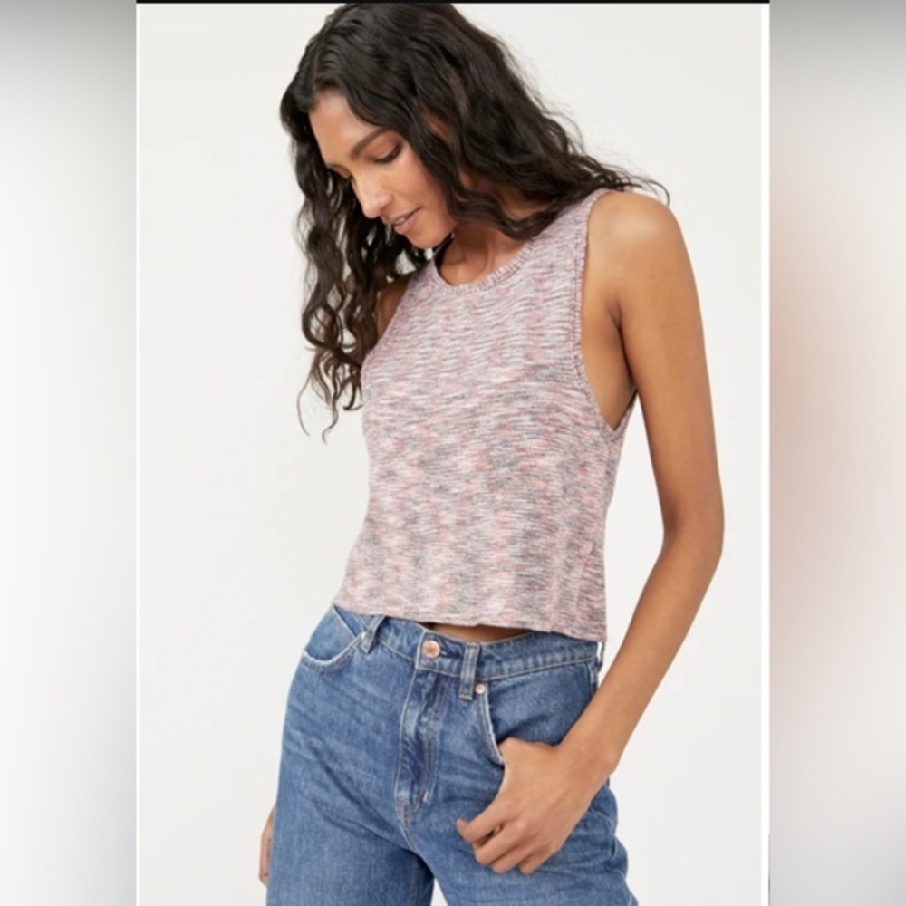 NWT - Free People Best of Us Tank‎ Onyx Blossom Combo